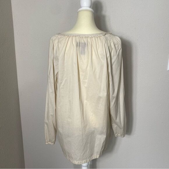 Bit & Bridle 100% Cotton Lightweight Striped Peasant Tunic Top Women's Size 1X - Picture 9 of 16